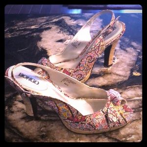 Bongo Floral Heels